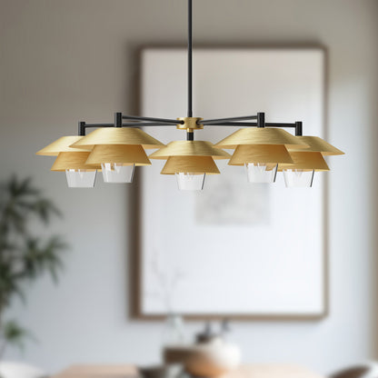 Tetsu 38" 5-Light Chandelier