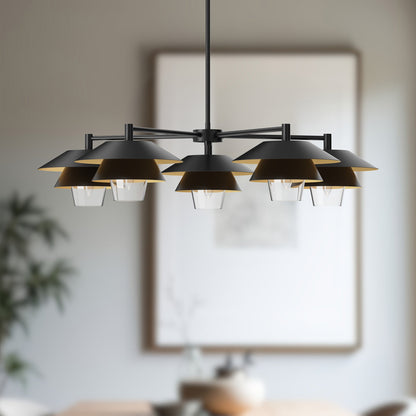 Tetsu 38" 5-Light Chandelier