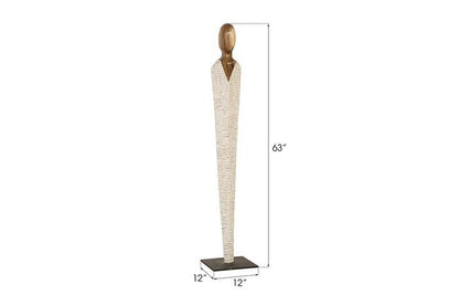 Vested Figure Sculpture