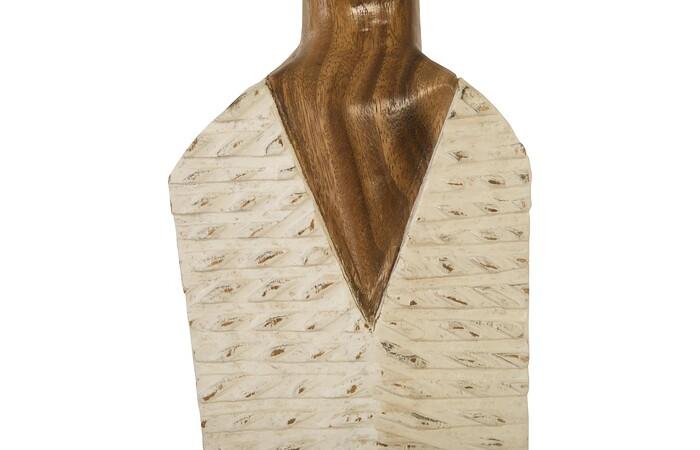 Vested Figure Sculpture