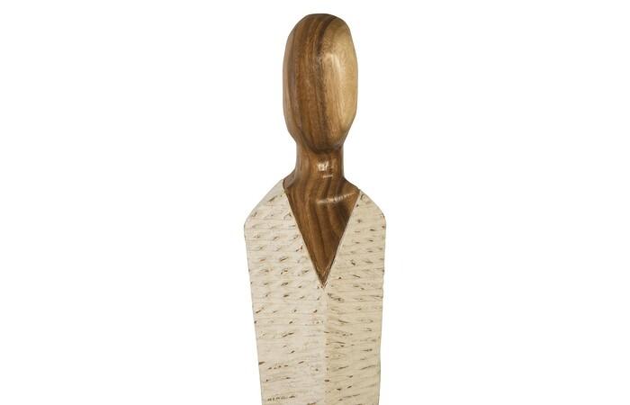 Vested Figure Sculpture