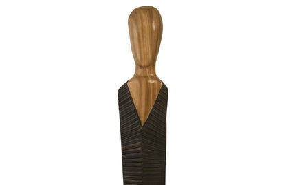 Vested Figure Sculpture