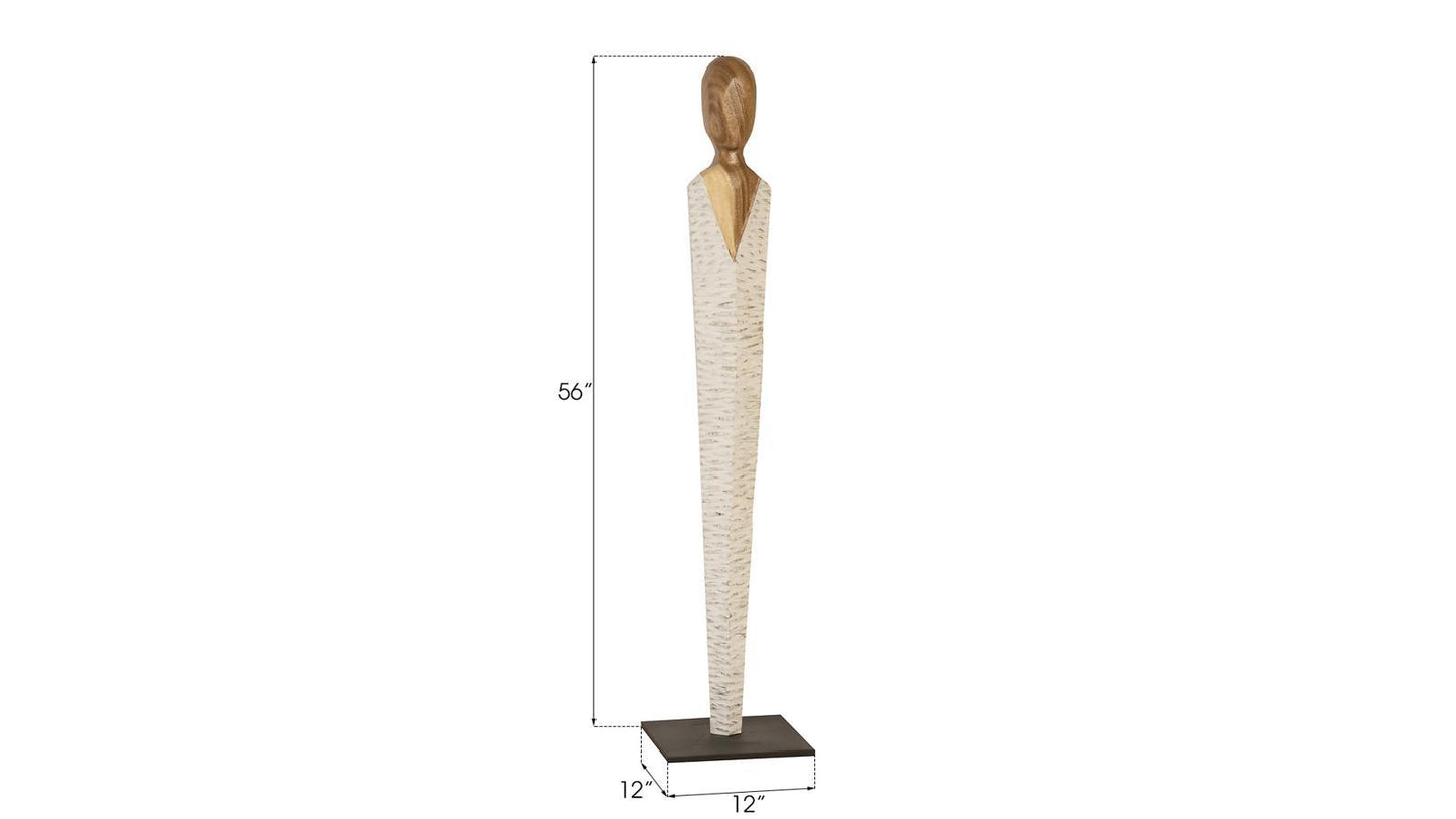 Vested Figure Sculpture