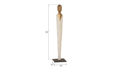 Vested Figure Sculpture