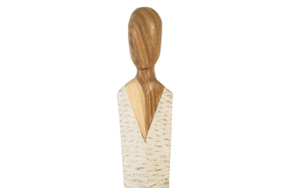 Vested Figure Sculpture
