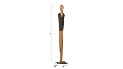 Vested Figure Sculpture