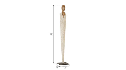 Vested Figure Sculpture
