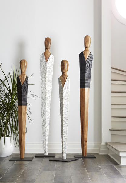 Vested Figure Sculpture