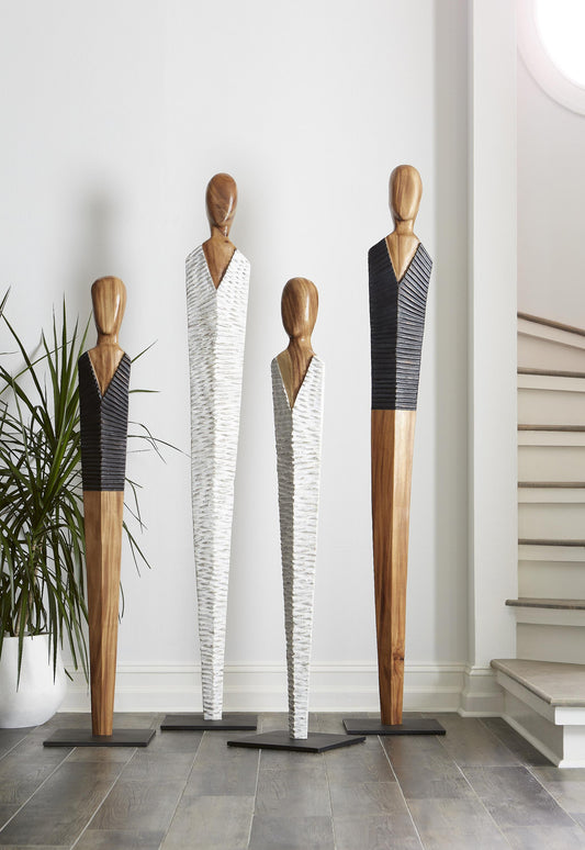 Vested Figure Sculpture