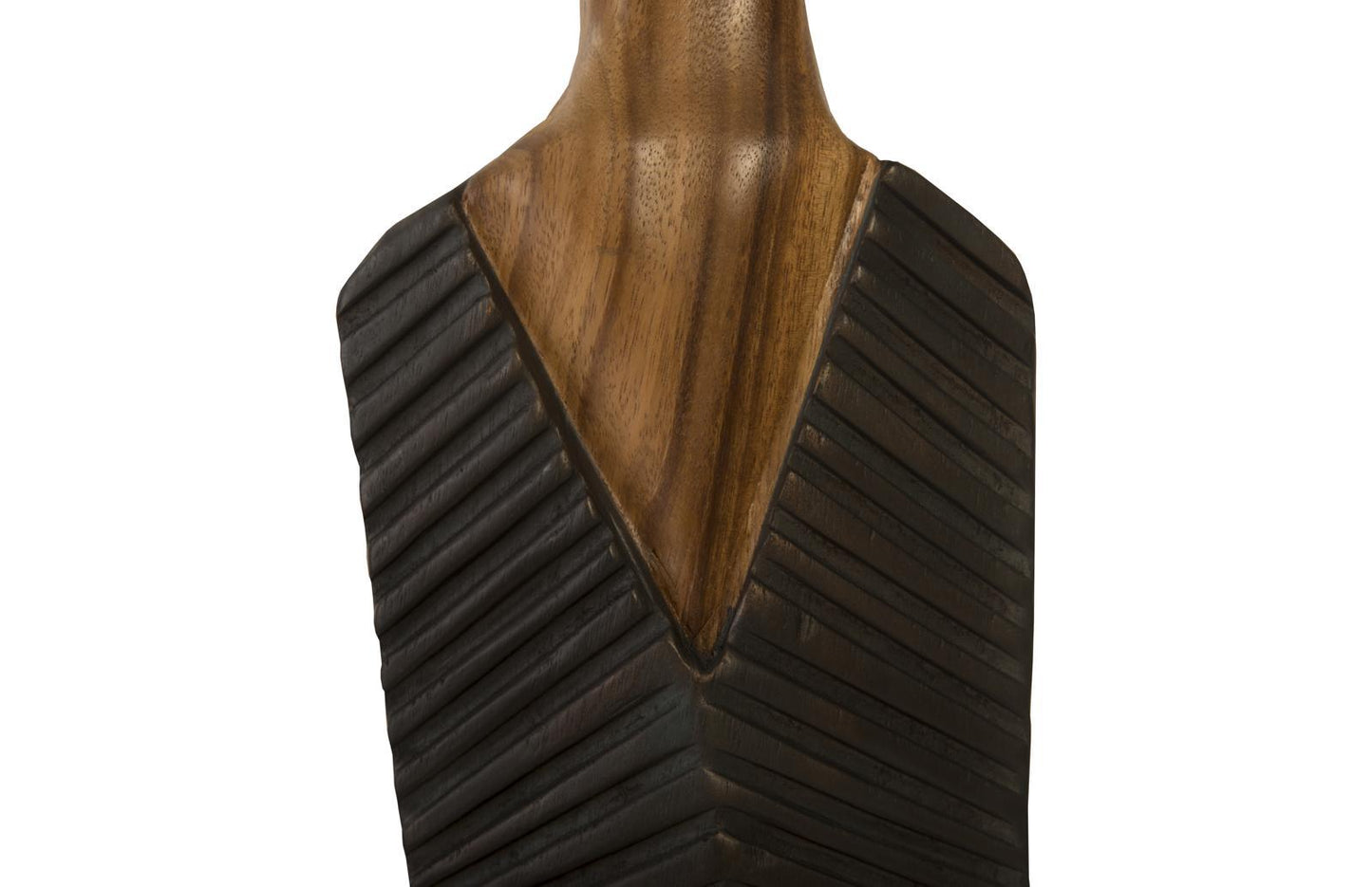 Vested Figure Sculpture