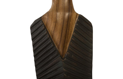 Vested Figure Sculpture