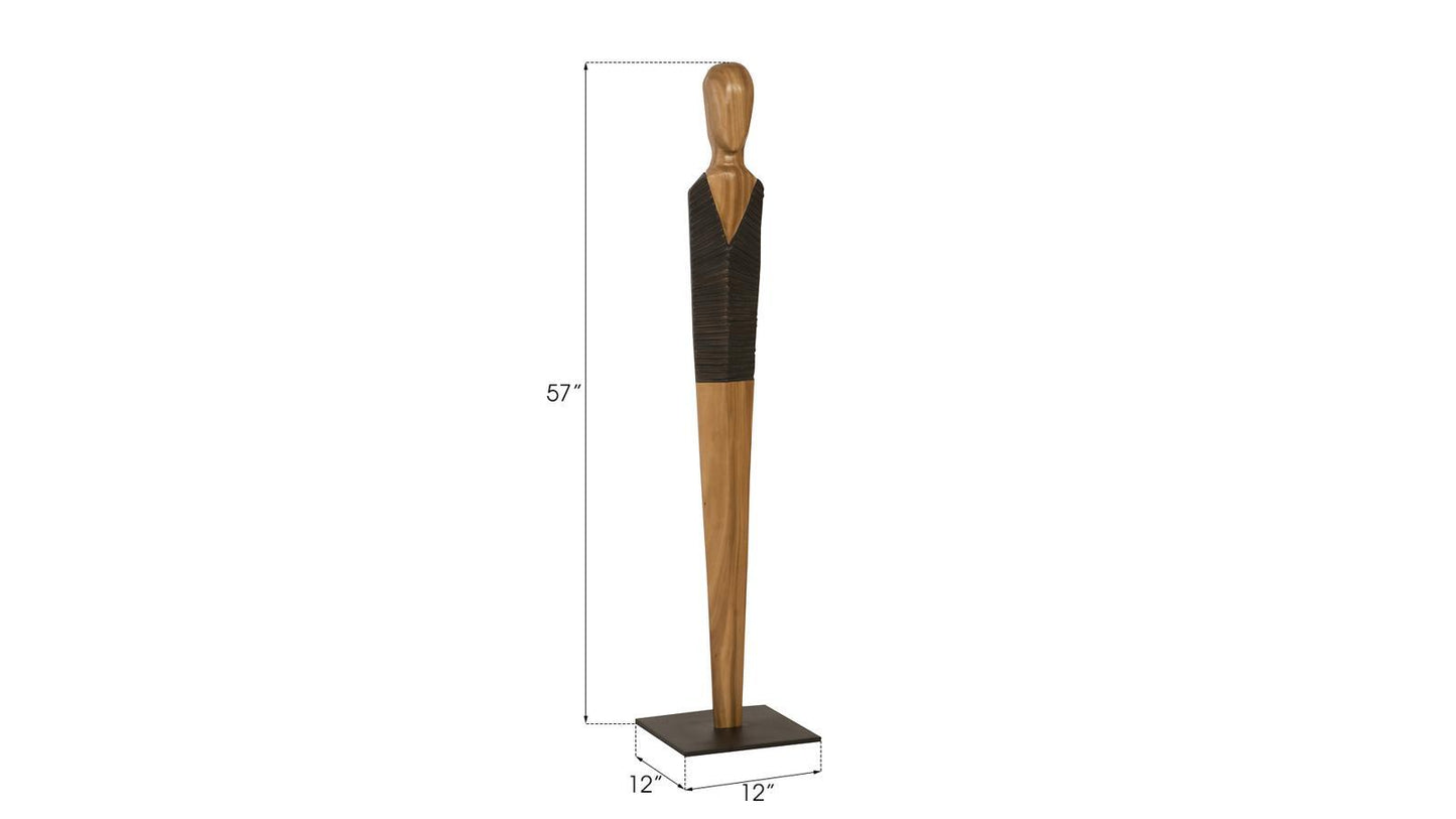 Vested Figure Sculpture