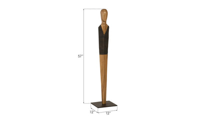 Vested Figure Sculpture