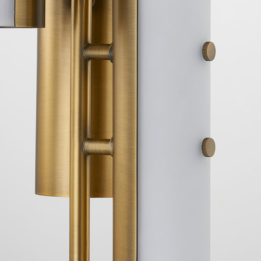 Troy Titus Pendant Patina Brass / Soft Black Detail 1