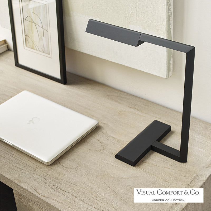 Dessau Table Lamp, 1-Light, LED, Nightshade Black, 16"H (700PRTDES16B-LED927 70PDEUV)