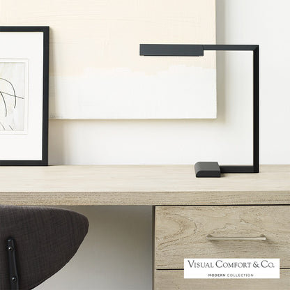 Dessau Table Lamp, 1-Light, LED, Nightshade Black, 16"H (700PRTDES16B-LED927 70PDEUV)