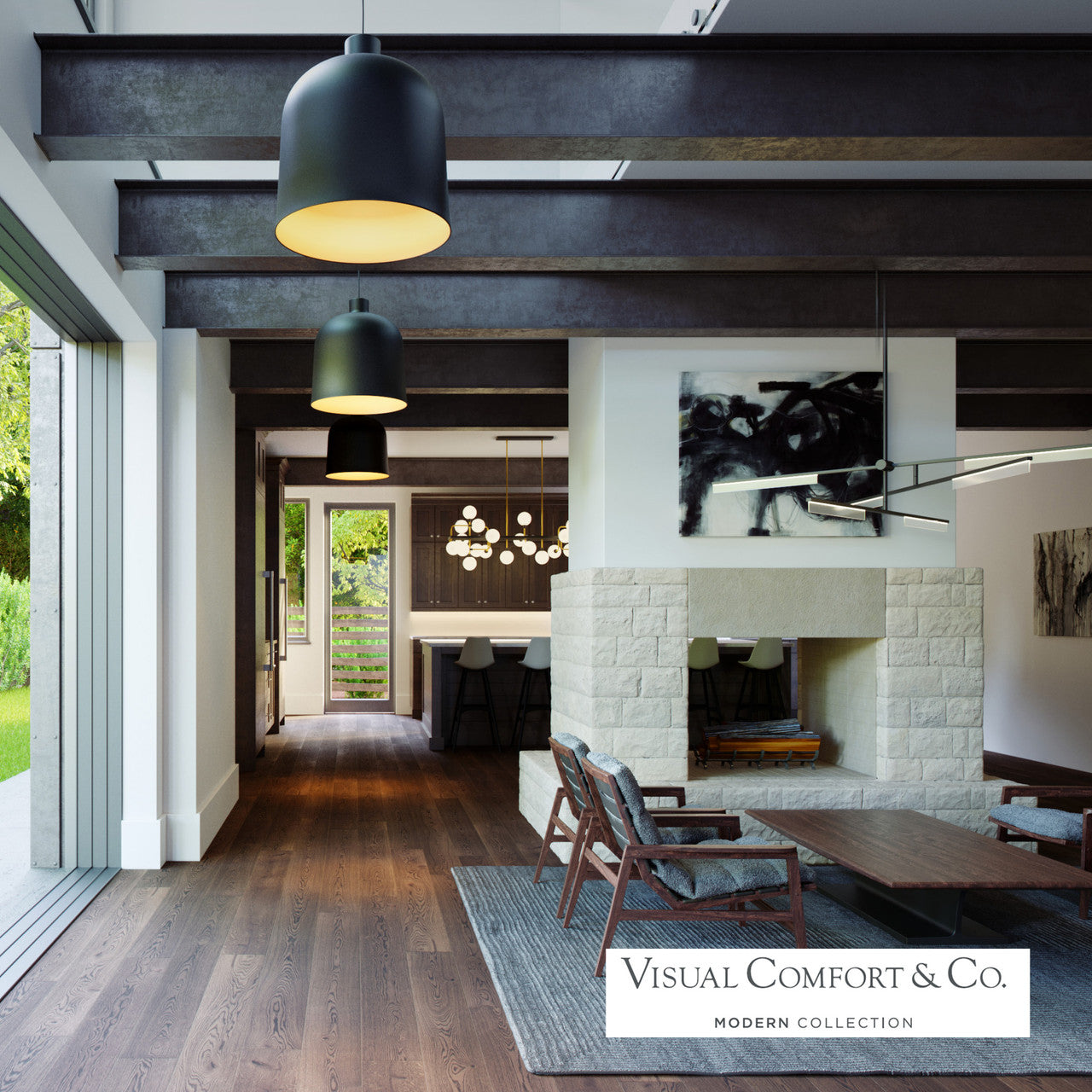 Visual Comfort Modern Klee Chandelier