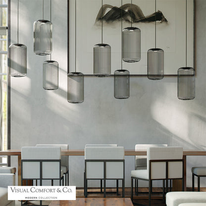 Kai Pendant, 1-Light, Nightshade Black, 12"W (700TDKAI1B-LED930 70PDEWJ)