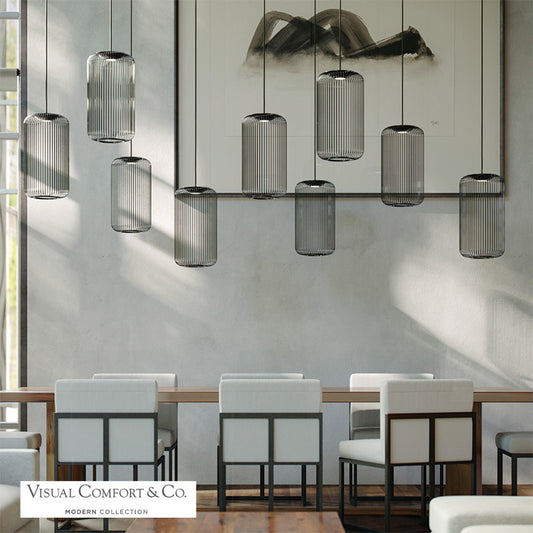 Kai Pendant, 1-Light, Nightshade Black, 12"W (700TDKAI1B-LED930 70PDEWJ)