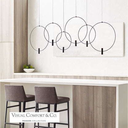 Mini Layla Pendant, 1-Light, Nightshade Black, 1.25"W (700FJLAY18B-LED930 70PDCVW)
