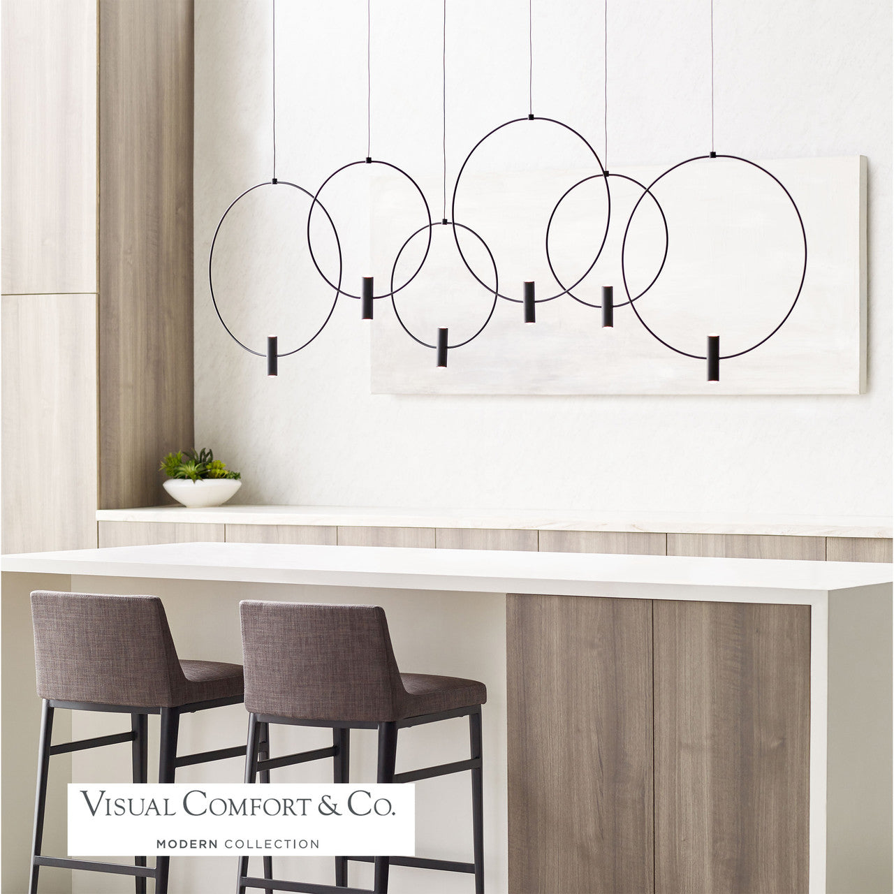 Visual Comfort Modern Mini Layla Pendant 