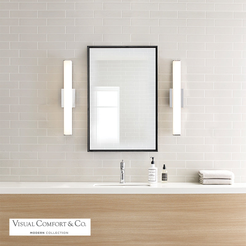 Lynn Bath Sconce, 1-Light, LED, Chrome, 25.1"L (700BCLYNN25WC-LED930 703T6ZP)