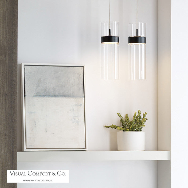 Visual Comfort Modern Manette Grande Pendant Black