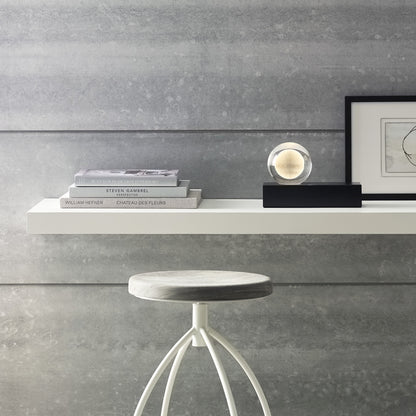 Visual Comfort Modern Mina Table Lamp White, White Marble