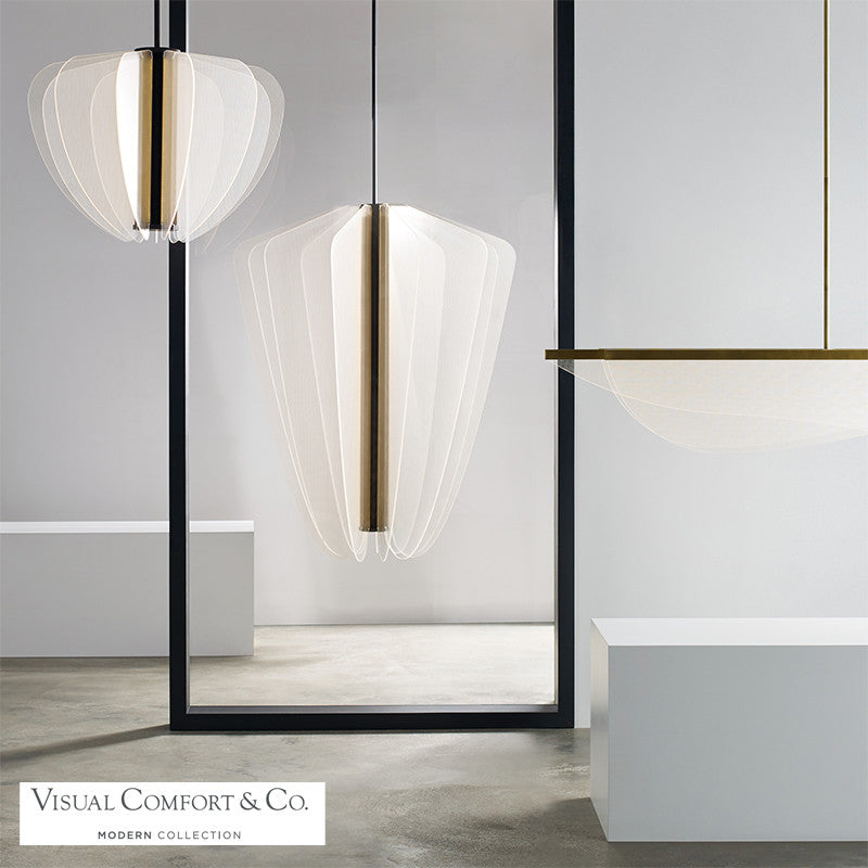 Nyra Linear Chandelier, 3-Light, LED, Plated Brass, Acrylic, 60"W (700LSNYR60BR-LED930 70PDCXT)
