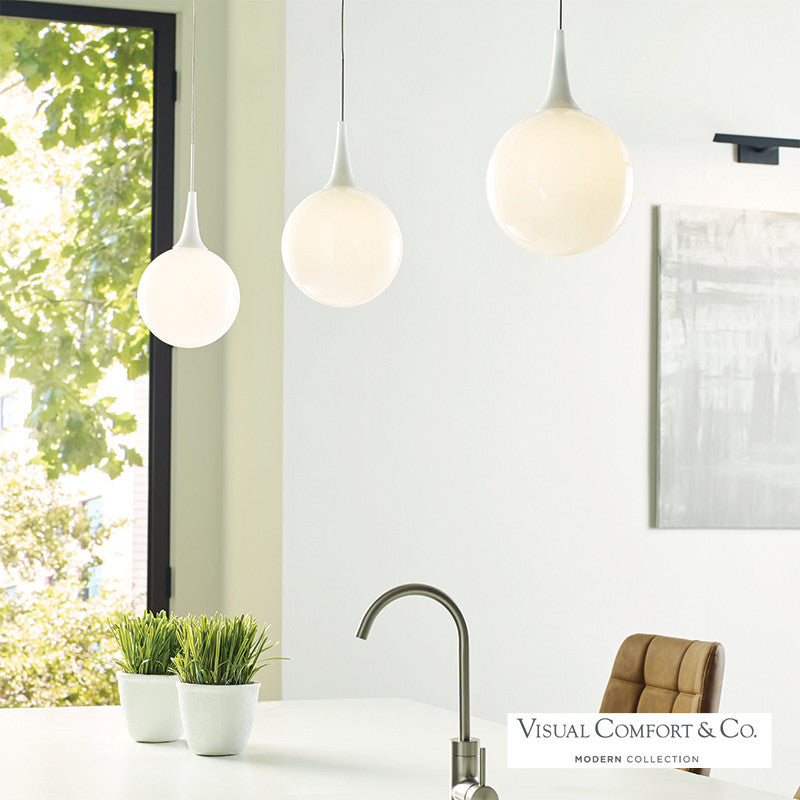 Pele Pendant, 1-Light, LED, Satin Nickel, 6.5"W (700MPPELWS-LEDS930 70E79XP)