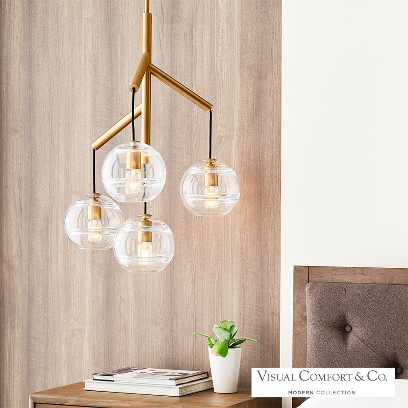 Chandeliers-Visual Comfort & Co. Modern Collection-700SDNMPR1