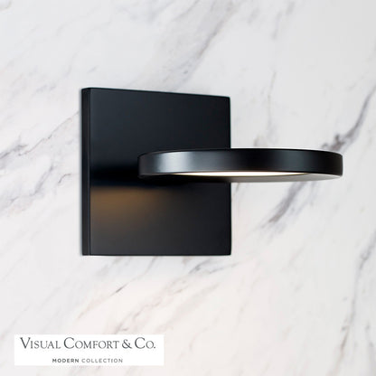 Visual Comfort Modern Spectica Wall Sconce Plated Brass