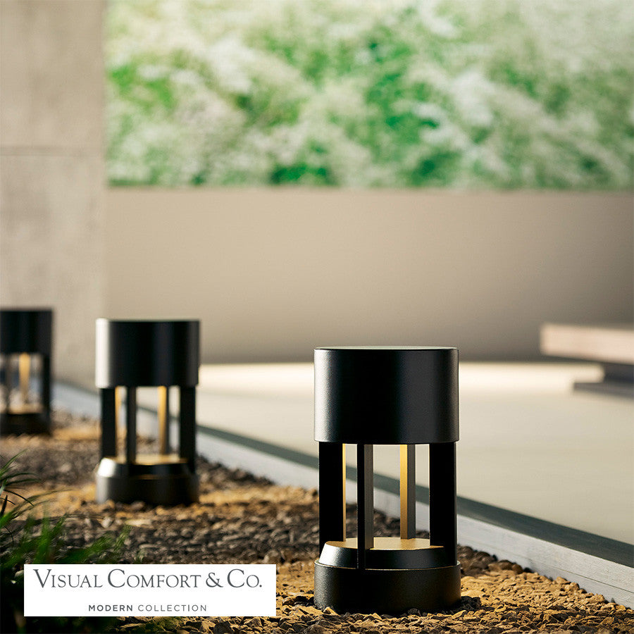 Visual Comfort Modern Turbo Outdoor Path Black