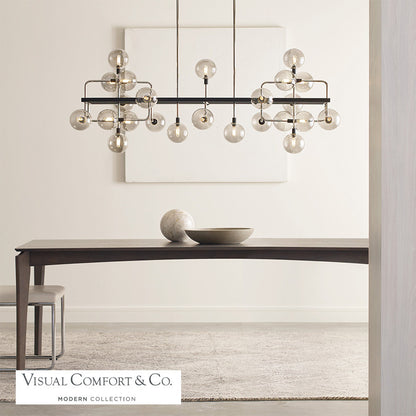 Visual Comfort Modern Viaggio Linear Chandelier 