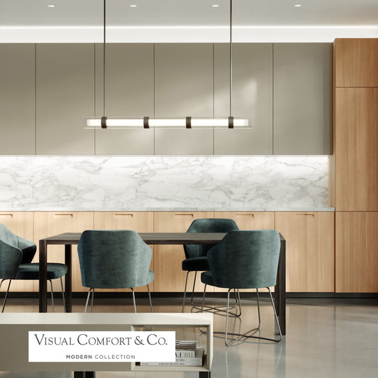 Visual Comfort Modern Wit Linear Chandelier 