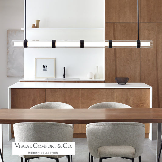 Visual Comfort Modern Wit Linear Chandelier 