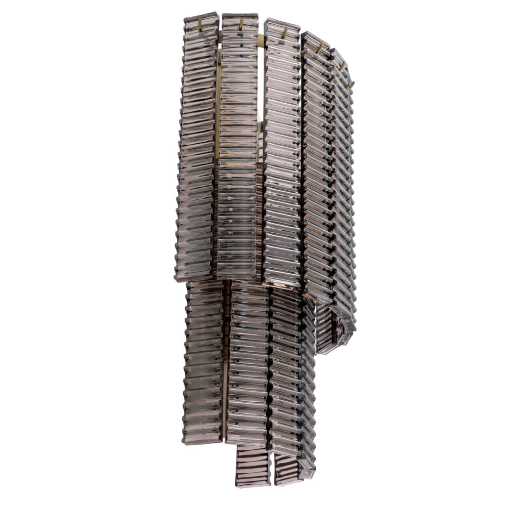 Eichholtz Imperial Wall Lamp, Brushed Brass, Smoke Glass (TM0130UL)
