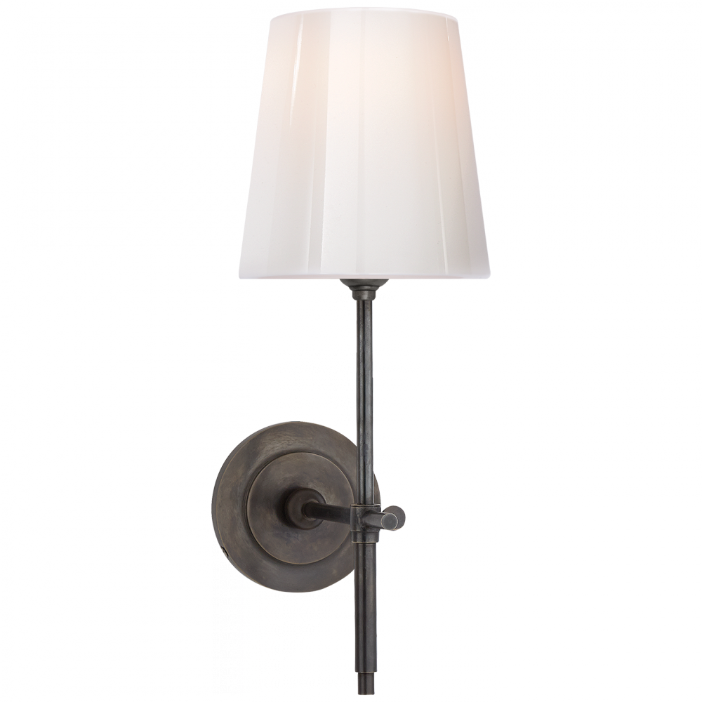 Visual Comfort Signature Bryant Bathroom Wall Sconce Polished Nickel