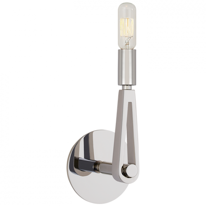 Visual Comfort Signature Alpha Wall Sconce Polished Nickel
