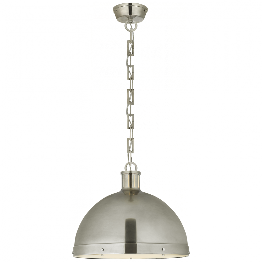 Visual Comfort Signature Hicks Extra Large Pendant Antique Nickel