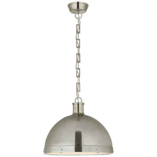 Visual Comfort Signature Hicks Extra Large Pendant Antique Nickel