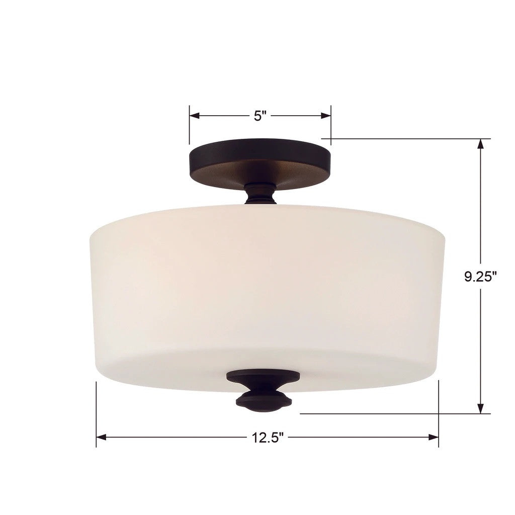 Flush Mounts-Crystorama-TRA-A3302