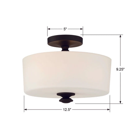 Flush Mounts-Crystorama-TRA-A3302