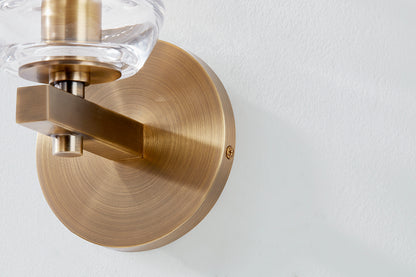 Troy Trey Wall Sconce Patina Brass Detail 2
