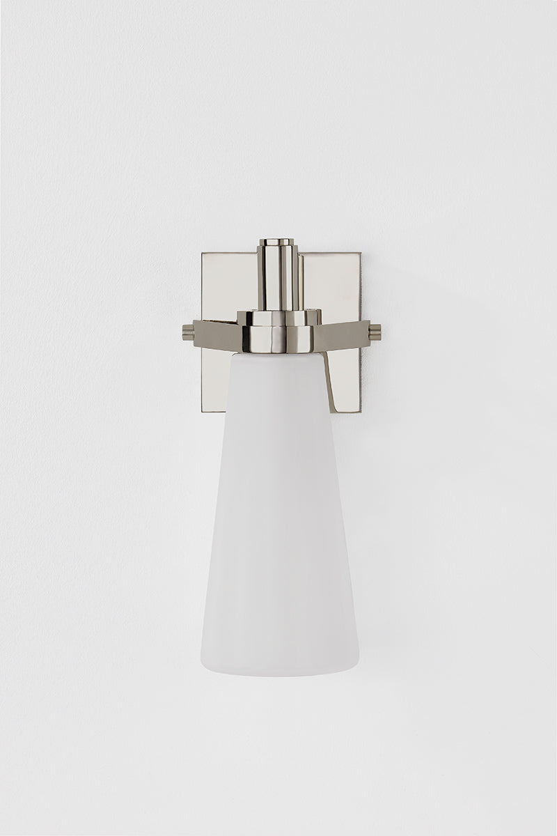 Hudson Valley Trude Wall Sconce Polished Nickel detail view 3