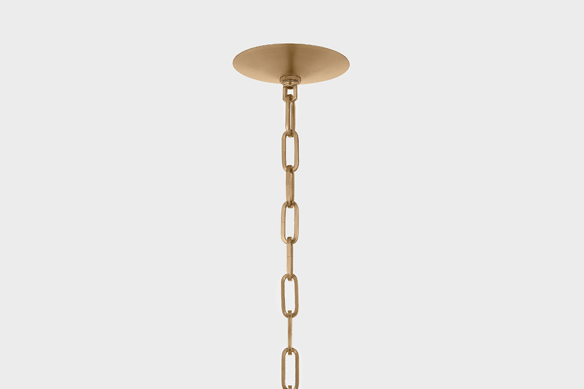 Troy Tully Outdoor Lantern Patina Brass Detail 1
