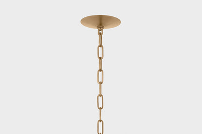 Troy Tully Outdoor Lantern Patina Brass Detail 1