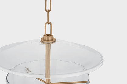 Troy Tully Outdoor Lantern Patina Brass Detail 2