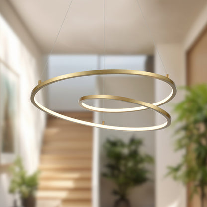 Twist 19" LED Pendant