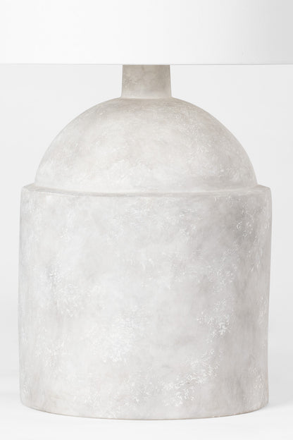 Troy Torrance Table Lamp Ceramic Weathered Grey Detail 1
